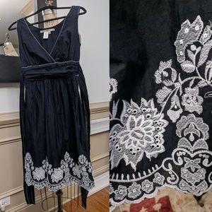 Max Studio embroidered dress